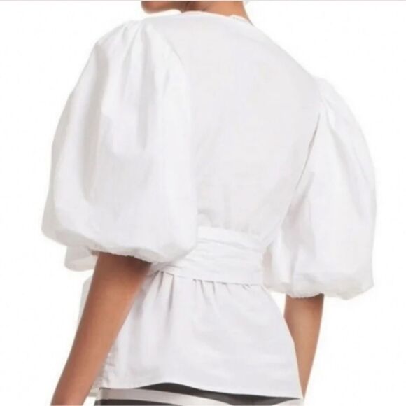 Trina Turk Embroidered Dragonfly Balloon Sleeve Fiona Blouse - Picture 13 of 14